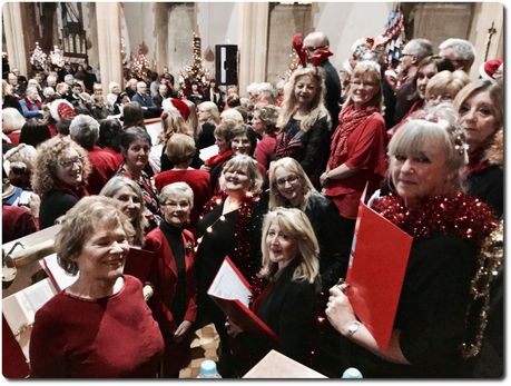 100 Voices for Christmas at St. Aldhelm's church, Poole